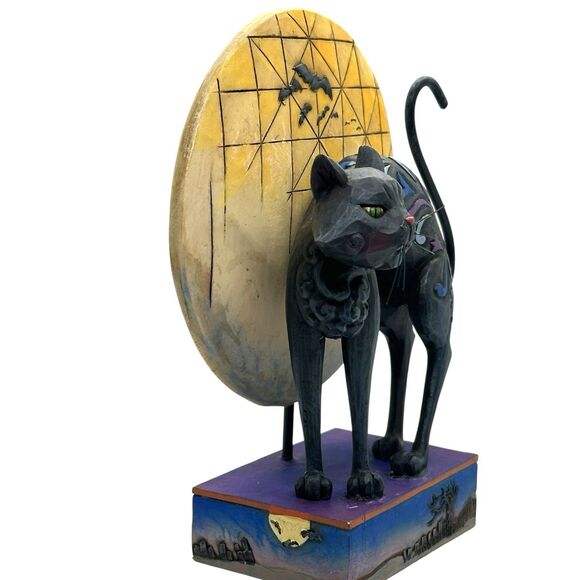 Jim Shore BAD LUCK Black Cat Halloween Figurine 4011059 Enesco Heartwood Creek - Picture 2 of 15